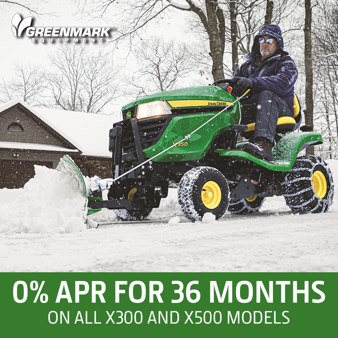 0% APR for 36 Months on John Deere Mowers